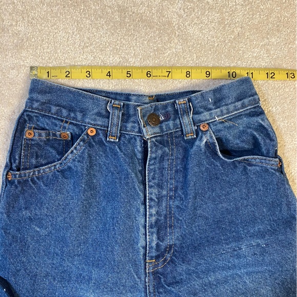 Vintage Big E LEVIS maroon label flare, high waist rare jeans vintage size 5 - Picture 7 of 14